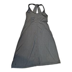 Lole womens athletic dress sports bra sz midi tank dress sz small gray